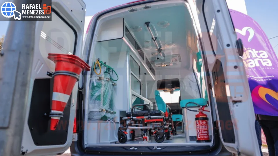 Samu recebe nova ambulância em Santa Maria