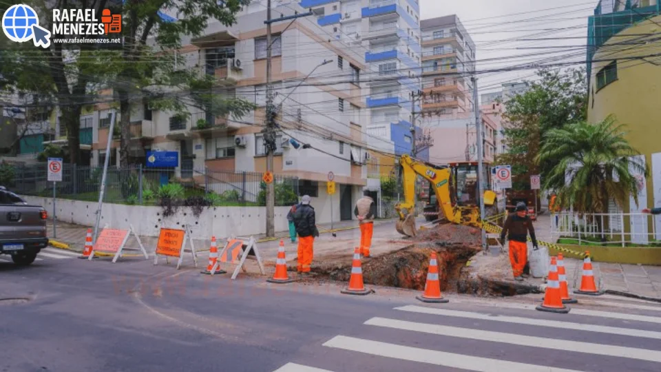Trecho da Rua Floriano Peixoto fica com acesso restrito até sexta-feira