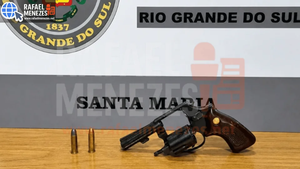 Brigada Militar apreende revólver e munições encontrados por moradores em Itaara