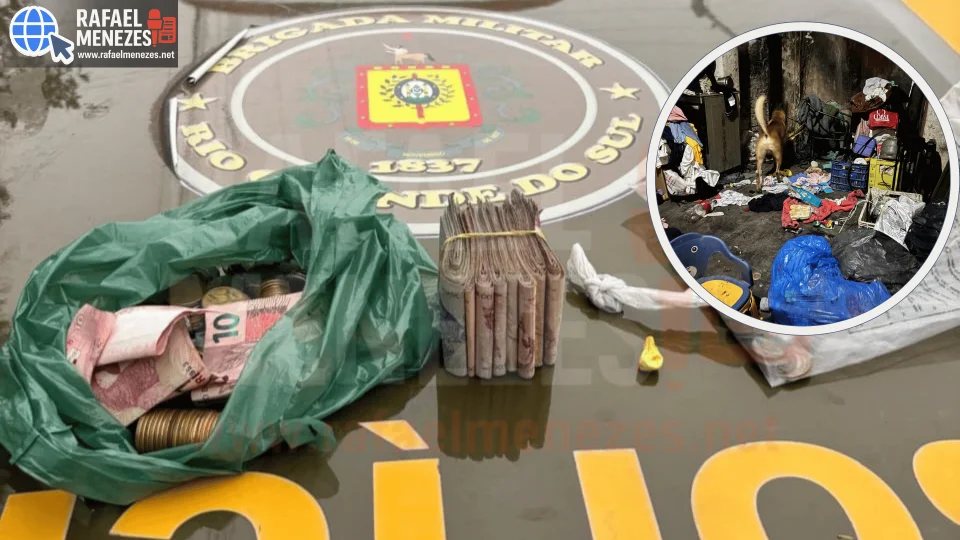 Policiais do 2º Batalhão de Choque de Santa Maria detêm homem por posse de drogas no bairro Rosário