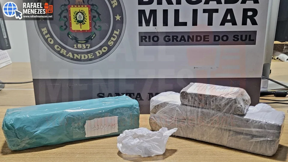 Homem é preso com quase 2,7 quilos de maconha no Tancredo Neves em Santa Maria