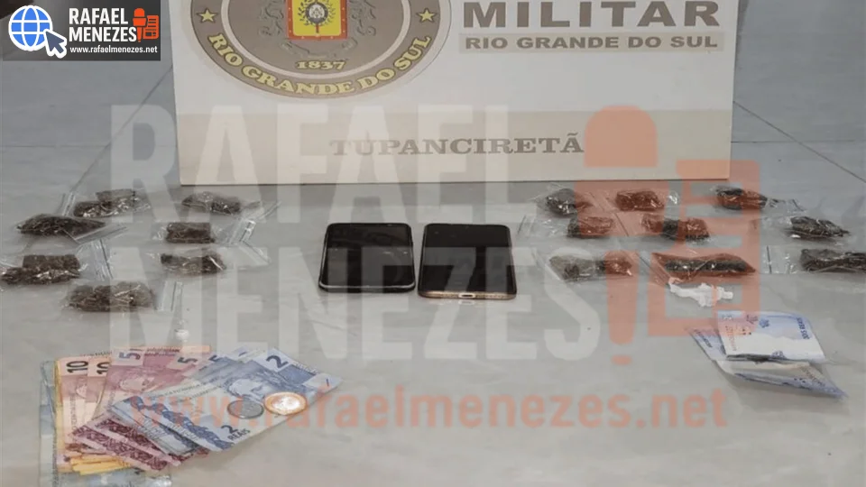 Dois homens são presos por tráfico de drogas após denúncia em Tupanciretã