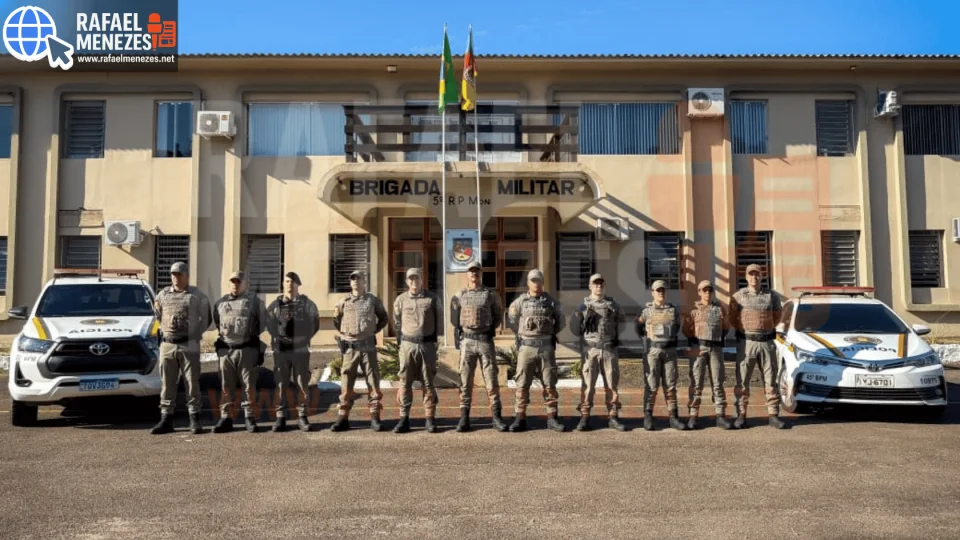 Brigada Militar inicia Operação Convergência em nove municípios da região de Santiago