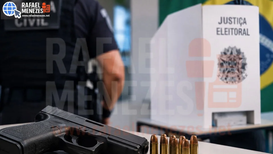 Policial civil pode votar armado? Entenda as regras sobre armas nas Eleições 2026