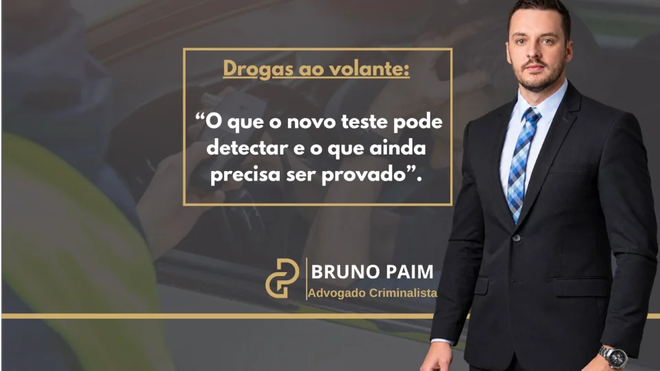 Drogas ao volante: O que o novo teste pode detectar e o que ainda precisa ser provado
