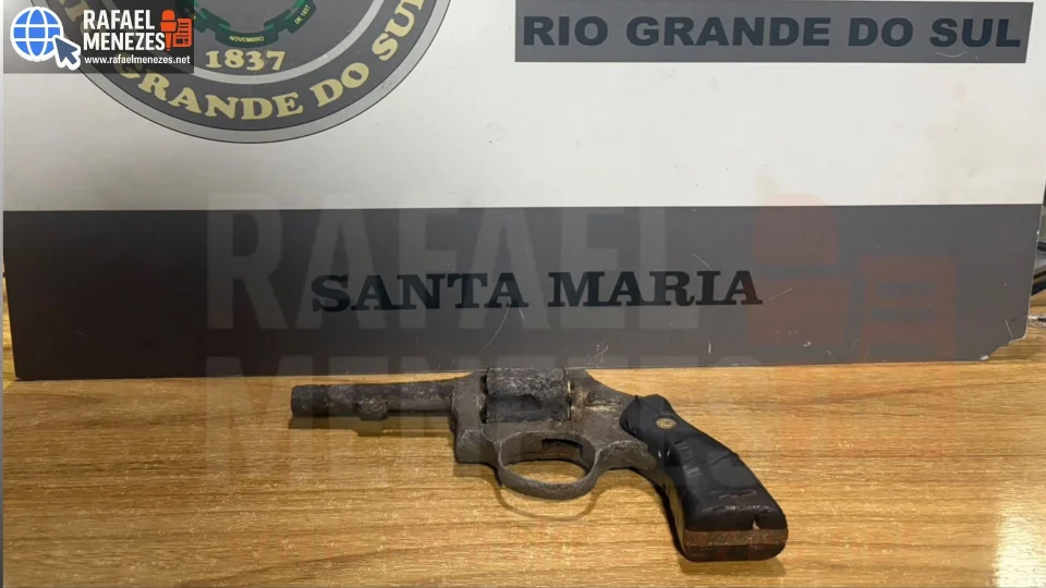 Homem é preso por porte ilegal de arma em Santa Maria