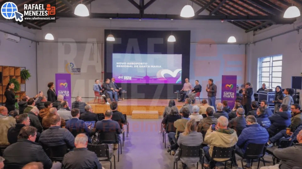 Áreas para novo Aeroporto Regional de Santa Maria são apresentadas