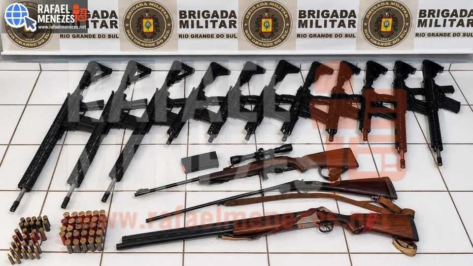 Homem é preso com 14 armas de fogo durante ação do 2º BPChq