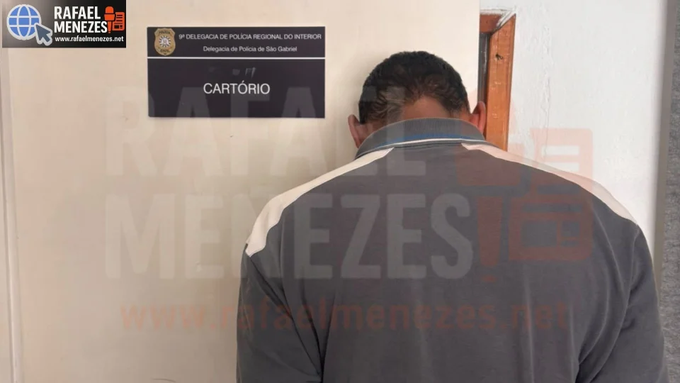 Homem é preso por violência doméstica após descumprir medidas protetivas em São Gabriel
