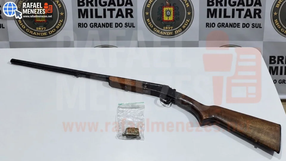 Homem é detido por posse irregular de arma em Paraíso do Sul