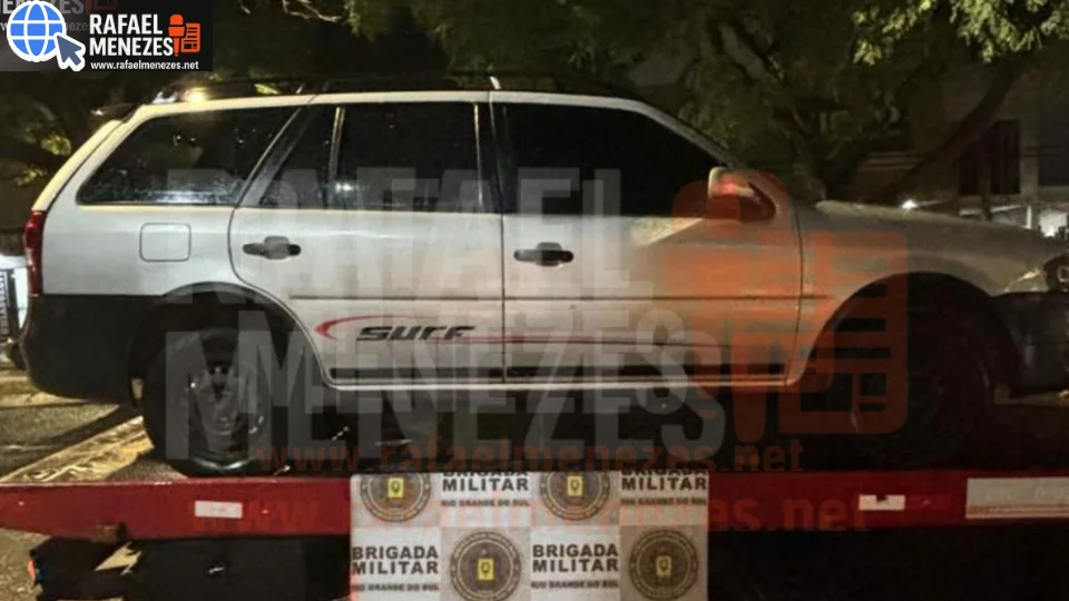 Quadrilha suspeita de furtar veículo em São Pedro do Sul é presa em Santa Maria