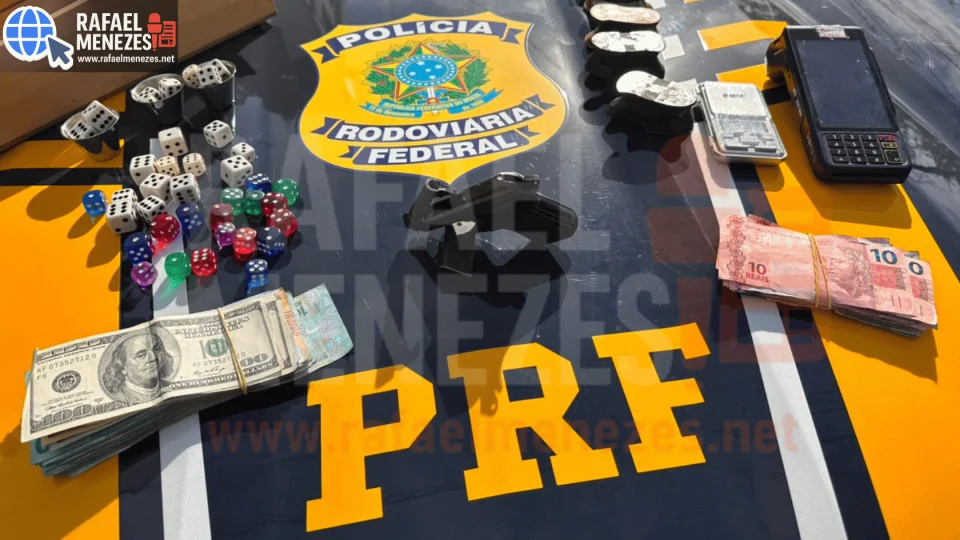 Homem é preso pela PRF após dizer que ganhou pistola em aposta