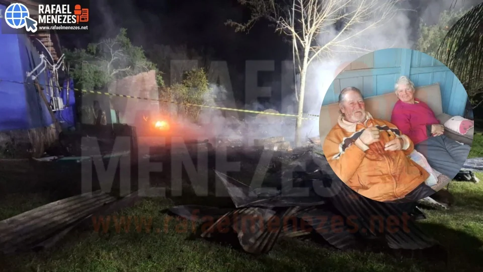 Casal de idosos morto em incêndio será sepultado nesta quinta-feira em Toropi
