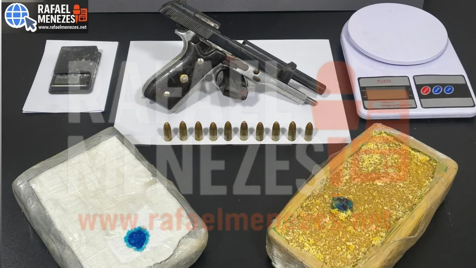 Homem é preso com drogas e pistola durante abordagem em Santa Maria