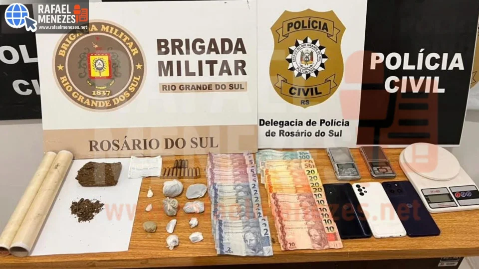 Mulher é presa por tráfico de drogas em Rosário do Sul