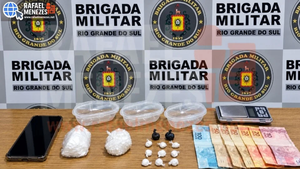 Motorista que realizava entrega de drogas é preso em Santa Maria