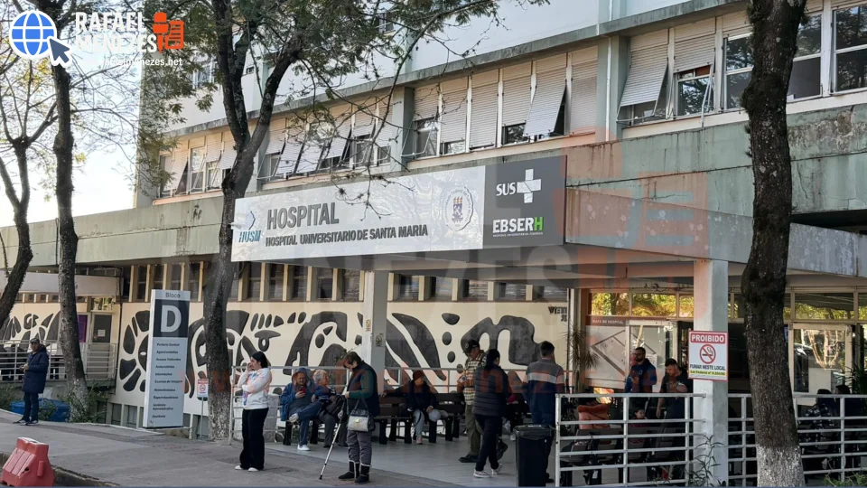 Polícia investiga suspeita de negligência após recém-nascida cair durante parto e bater a cabeça no Husm em Santa Maria
