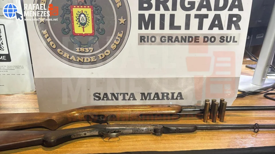 Homem é preso após ameaçar mat4r companheira em Santa Maria