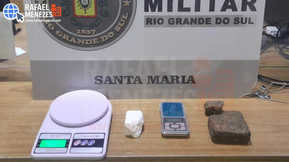 Mulher é presa por tráfico de drogas no bairro Carolina em Santa Maria