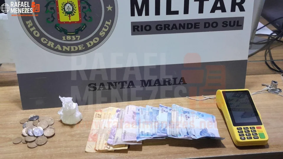 Jovem é preso por tráfico de drogas no bairro Itararé em Santa Maria