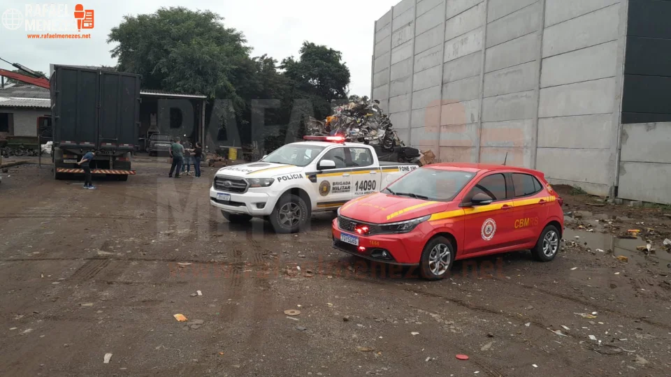 Duas pessoas são presas durante operação em recicladoras em Santa Maria