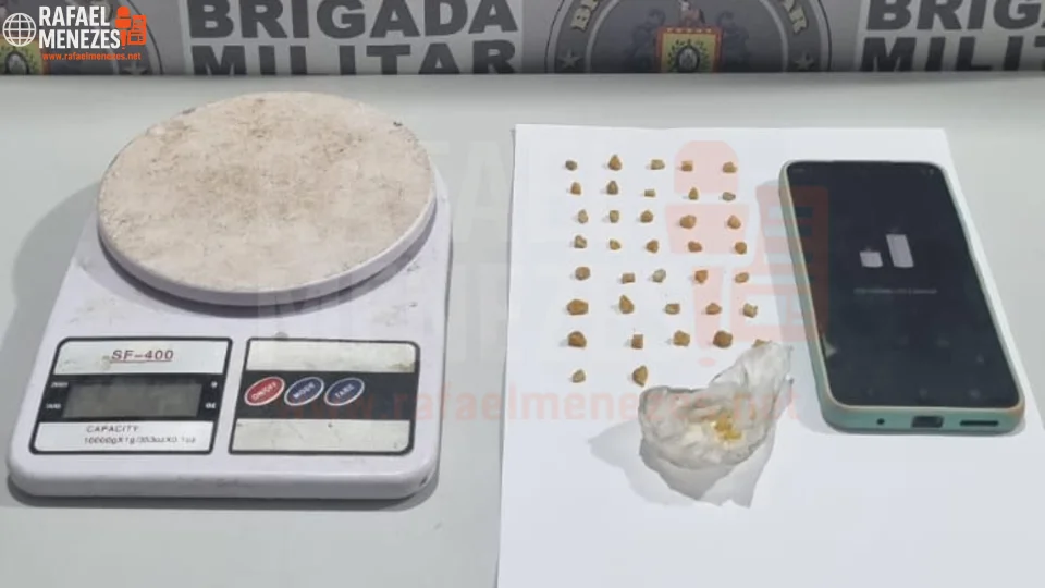 Homem é preso por tráfico de drogas em Cachoeira do Sul