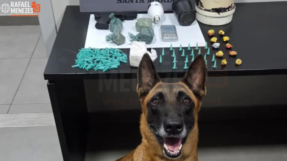 Mulher é presa por tráfico de drogas no bairro Nova Santa Marta em Santa Maria