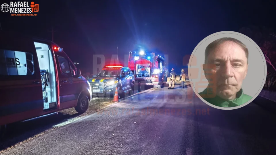 Motorista morre após carro sair da pista e capotar na BR-287 em Santiago