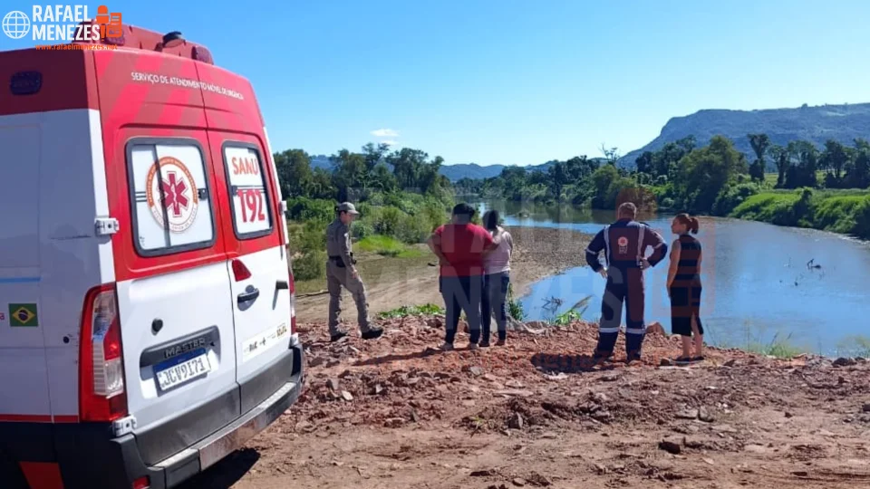 Tio e sobrinho desaparecem nas águas do Rio Soturno após tentativa de salvamento