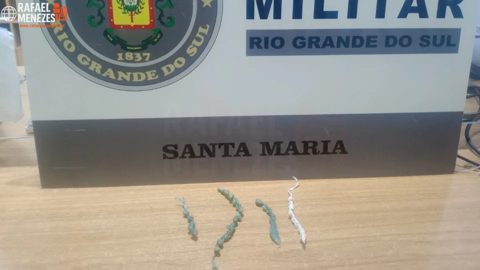 Brigada Militar apreende adolescente com drogas na Vila Lídia em Santa Maria