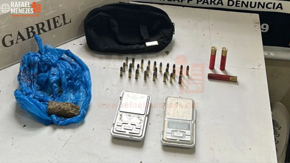 Dupla é presa com munições e droga durante operação contra o tráfico em São Gabriel