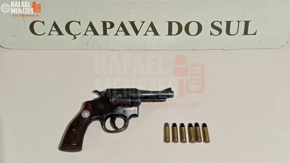 Homem é preso por porte ilegal de arma em Caçapava do Sul