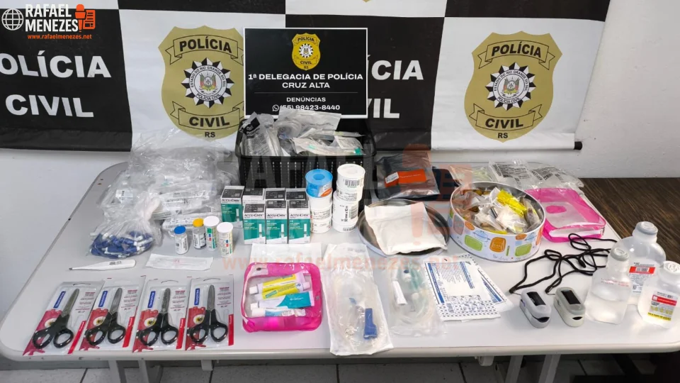 Funcionária é investigada por furto de medicamentos e equipamentos de hospital em Cruz Alta