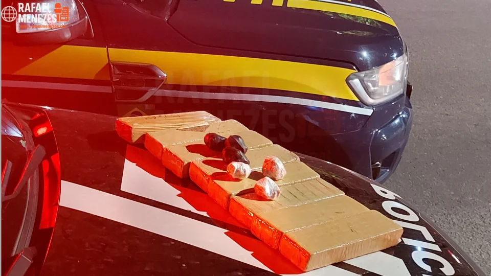 Casal é preso pela PRF e PC por tráfico de drogas na BR-158 em Santa Maria