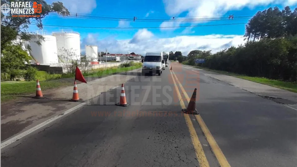 DNIT alerta para operação de “Pare e Siga” na BR-392 em Santa Maria até domingo