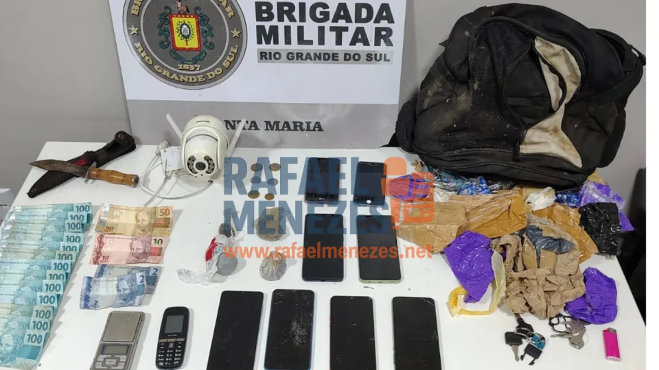 Jovem preso por tráfico na noite de quinta-feira é liberado pela Justiça na sexta-feira em Santa Maria