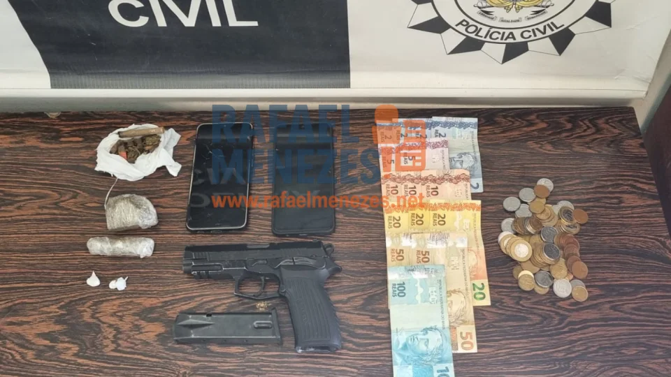 Polícia Civil prende três integrantes de grupo criminoso e apreende armas e drogas em Caçapava do Sul