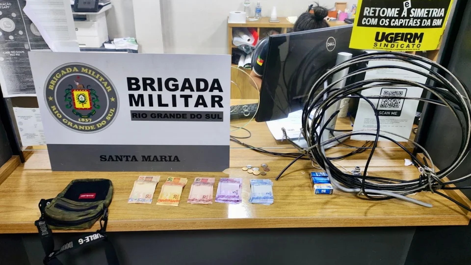 Brigada Militar prende homem por furto de energia elétrica em Santa Maria