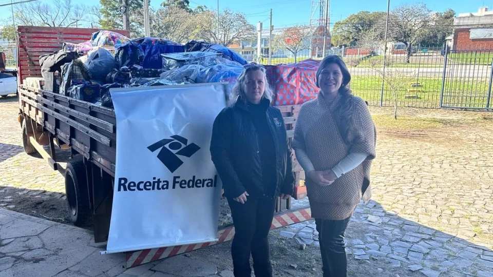 Receita Federal destina mais de R$ 76 mil em mercadorias apreendidas para Novo Cabrais