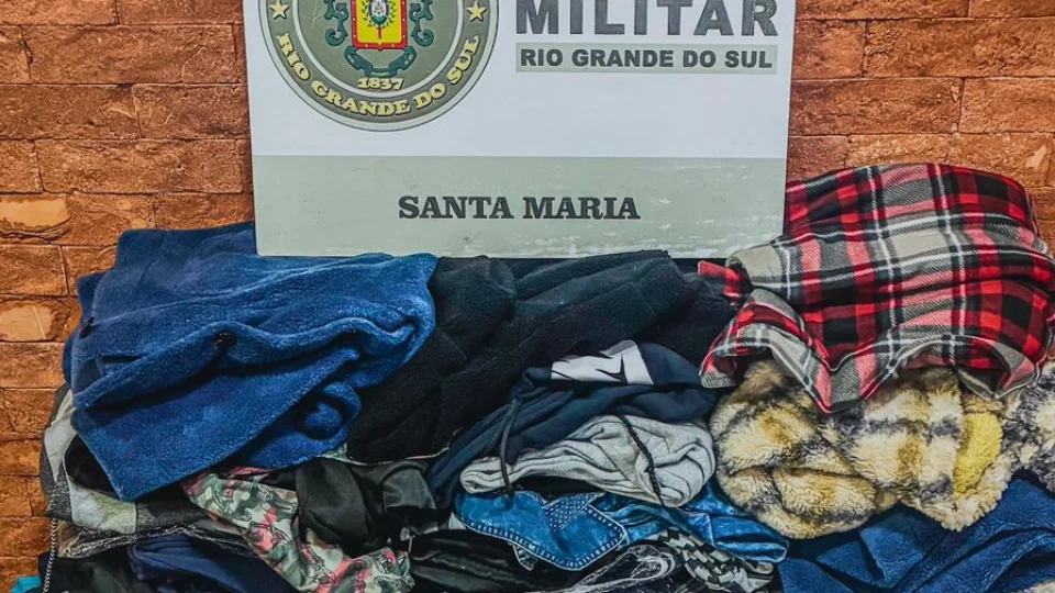 Brigada Militar prende dupla após arrombamento e furto de mais de R$ 5 mil em loja no Centro de Santa Maria