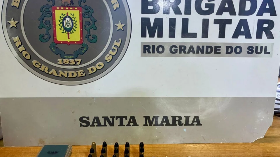 Jovem é preso por tráfico de drogas e porte ilegal de munições em Santa Maria