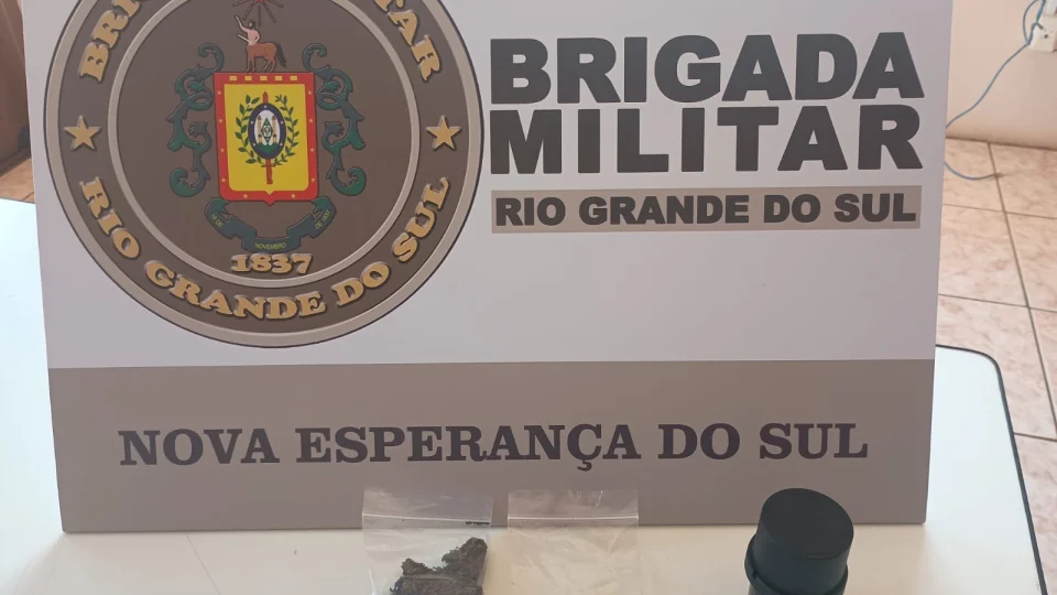 Brigada Militar prende dupla por tráfico de drogas em Nova Esperança do Sul