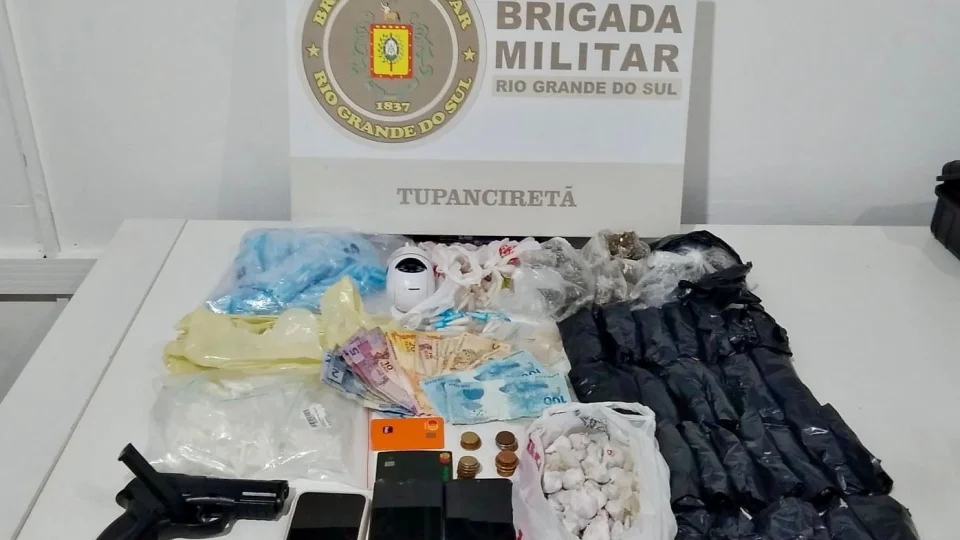Jovem é preso por tele-entrega de drogas e mais de 3kg de entorpecentes são apreendidos em Tupanciretã
