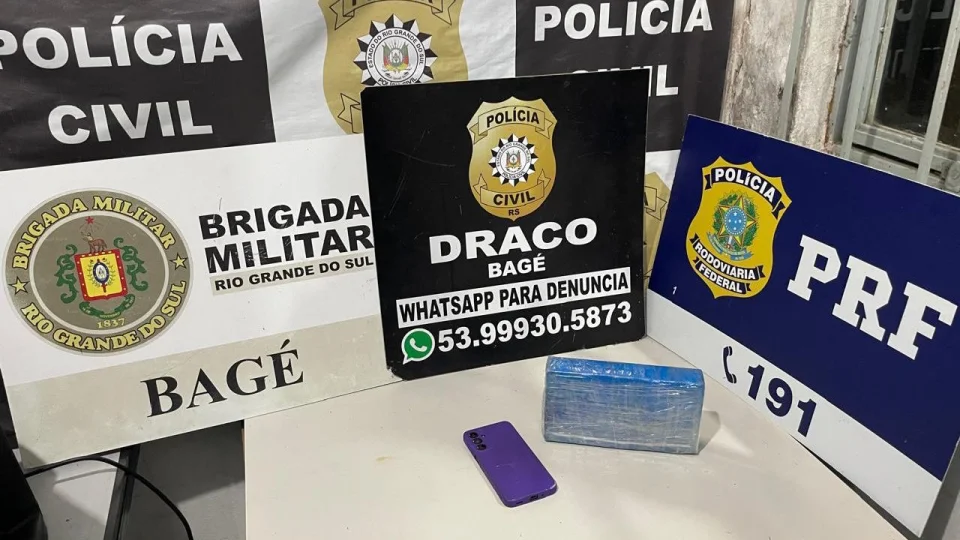 Jovem é presa com cocaína em veículo de aplicativo na BR-153