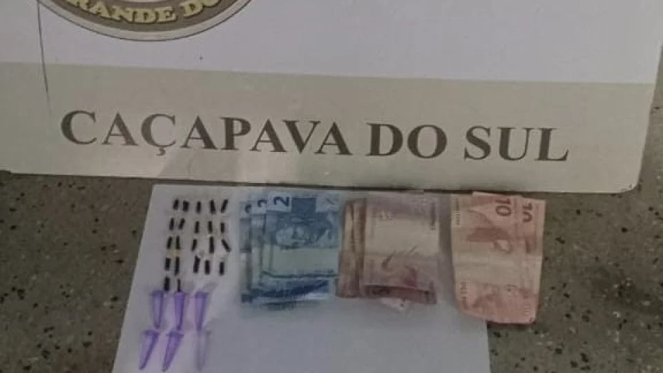 Brigada Militar realiza prisão por tráfico de drogas em Caçapava do Sul
