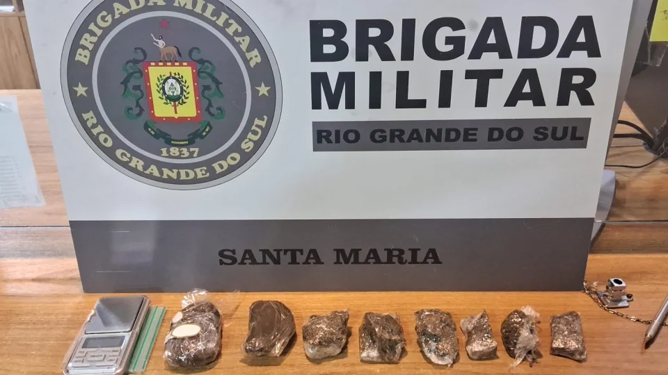 Homem é preso por tráfico de drogas em Santa Maria durante a Operação “Cerco Fechado”