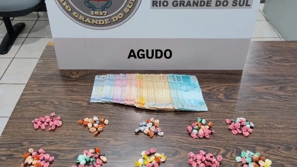 Brigada Militar prende homem com quase 140 porções de cocaína em Agudo