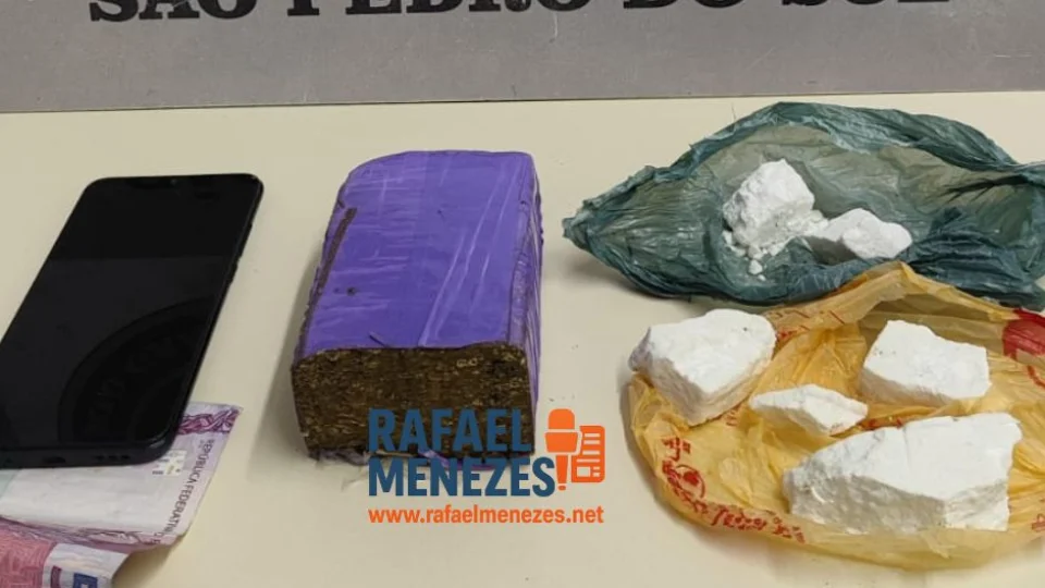 Homem é preso por tráfico de drogas durante operação da Brigada Militar em São Pedro do Sul